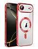 Shiny Wireless Charging Clear Case - RED for iPhone Air (Only Ground Shipping)