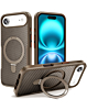 Carbon Fiber Magnetic Kickstand Case - GOLD for iPhone Air (Only Ground Shipping)
