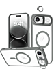 Thin Magnetic Clear Case with Camera Stand & Camera Cover - GRAY for iPhone Air (Only Ground Shipping)