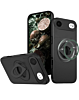 Ring Stand Case & Camera Lens Sliding Cover - BLACK for iPhone Air (Only Ground Shipping)
