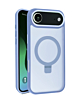 Carbon Wireless Charging Case with Ring Stand - BLUE for iPhone Air (Only Ground Shipping)