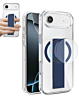 Hard Clear Case with MagGrip for iPhone Air (BLUE) (Only Ground Shipping)