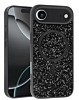 Wireless Charging Bling Diamond Crystal Case - BLACK for iPhone Air (Only Ground Shipping)