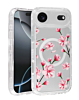 Flower Design Transparent Case with Wireless Charger - Style 1 for iPhone Air (Only Ground Shipping)