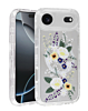 Flower Design Transparent Case with Wireless Charger - Style 3 for iPhone Air (Only Ground Shipping)