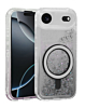 Wireless Charging Protective Glitter Liquid Bumper Case - BLACK for iPhone Air (Only Ground Shipping)