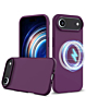 Soft Solid Silicone Case with Wireless Charging - PURPLE for iPhone Air (Only Ground Shipping)