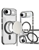 Thin Magnetic Clear Case with Camera Stand Kickstand - BLACK for iPhone Air (Only Ground Shipping)