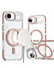 Thin Magnetic Clear Case with Camera Stand Kickstand - PINK for iPhone Air (Only Ground Shipping)