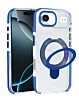 Transparent Case with Wireless Charging Kickstand - BLUE for iPhone Air (Only Ground Shipping)