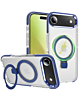 Magnetic Clear Case with Kickstand - BLUE for iPhone Air (Only Ground Shipping)