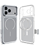Transparent Magnetic Cases with IC Chip - CLEAR for iPhone 17 Pro (Only Ground Shipping)