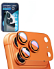 Metal Matte Armor with HD Tempered Glass for iPhone 17 Pro (COSMIC ORANGE)