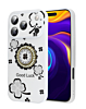 Luxury Diamond Shiny Cases with Ring - WHITE for iPhone 17 Pro (Only Ground Shipping)