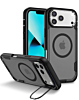 Shockproof Magsafe Case with Camera Stand - GRAY for iPhone 17 Pro (Only Ground Shipping)