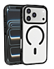 Color Frame Crystal Clear Case with Magsafe - BLACK for iPhone 17 Pro (Only Ground Shipping)