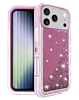 Protective Glitter Liquid Bumper Case - PINK for iPhone 17 Pro (Only Ground Shipping)