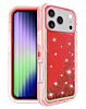 Protective Glitter Liquid Bumper Case - RED for iPhone 17 Pro (Only Ground Shipping)