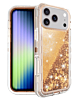 Protective Glitter Liquid Bumper Case - ROSE GOLD for iPhone 17 Pro (Only Ground Shipping)