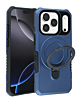 Hard PC Shockproof Case w /Ring Holder - BLUE for iPhone 17 Pro (Only Ground Shipping)