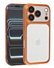 Frosted Transparent Matte Case with Lens Protection - ORANGE for iPhone 17 Pro (Only Ground Shipping)