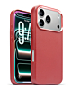 New Leather Case with Wireless Charger - HOT PINK for iPhone 17 Pro (Only Ground Shipping)