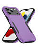 Dual Layers Shockproof Strong Case - PURPLE for iPhone 17 Pro (Only Ground Shipping)