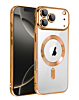 Shiny Wireless Charging Clear Case - GOLD for iPhone 17 Pro (Only Ground Shipping)