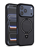  Magnetic Kickstand Case with Carbon Fiber -BLACK for iPhone 17 Pro (Only Ground Shipping)