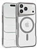 Glossy & Transparent Magnetic Case - SILVER for iPhone 17 Pro (Only Ground Shipping)