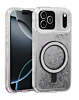 Wireless Charging Protective Glitter Liquid Bumper Case - BLACK for iPhone 17 Pro (Only Ground Shipping)
