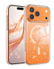 Ultra Glossy Protector Case with Magsafe - GLITTER ORANGE for iPhone 17 Pro (Only Ground Shipping)
