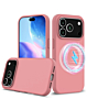 Soft Solid Silicone Case with Wireless Charging - PINK for iPhone 17 Pro (Only Ground Shipping)