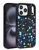 Camo Design Thin Magnetic Case with Camera Stand Kickstand - Style 1 for iPhone 17 Pro (Only Ground Shipping)