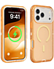 Wireless Charging Transparent Shockproof Case - ORANGE for iPhone 17 Pro (Only Ground Shipping)