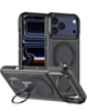 Honeycomb Design 360 Rotating Ring Kickstand Case (BLACK) for iPhone 17 Pro Max (Only Ground Shipping)