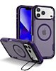 Shockproof Magsafe Case with Camera Stand - PURPLE for iPhone 17 Pro Max (Only Ground Shipping)