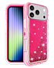 Protective Glitter Liquid Bumper Case - HOT PINK for iPhone 17 Pro Max (Only Ground Shipping)