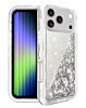 Protective Glitter Liquid Bumper Case - SILVER for iPhone 17 Pro Max (Only Ground Shipping)