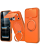 Flip Lens Cover Case with MagSafe Ring Kickstand (ORANGE) for iPhone 17 Pro Max (Only Ground Shipping)