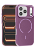 Magnetic Leather Soft Cases (SUNSET PURPLE) for iPhone 17 Pro Max (Only Ground Shipping)