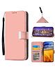 Elegant Leather Wallet Case with Wristlet Strap - ROSE GOLD for iPhone 17 Pro Max (Only Ground Shipping)