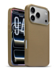 New Leather Case with Wireless Charger - LIGHT BROWN for iPhone 17 Pro Max (Only Ground Shipping)