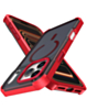 Dual Layer Electroplated Border Wireless Charging Case (RED) for iPhone 17 Pro Max (Only Ground Shipping)