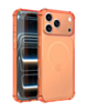 Magnetic Transparent TPU Case (ORANGE) for iPhone 17 Pro Max (Only Ground Shipping)