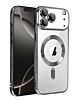 Shiny Wireless Charging Clear Case - BLACK for iPhone 17 Pro Max (Only Ground Shipping)