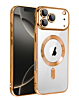 Shiny Wireless Charging Clear Case - GOLD for iPhone 17 Pro Max (Only Ground Shipping)