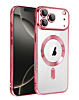 Shiny Wireless Charging Clear Case - PINK for iPhone 17 Pro Max (Only Ground Shipping)