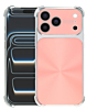 CD-Pattern Electroplated Four Corner Shockproof Case - PINK for iPhone 17 Pro Max (Only Ground Shipping)