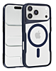 Glossy & Transparent Magnetic Case - DARK BLUE for iPhone 17 Pro Max (Only Ground Shipping)